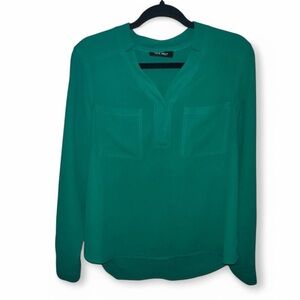 Green Long Sleeve Blouse